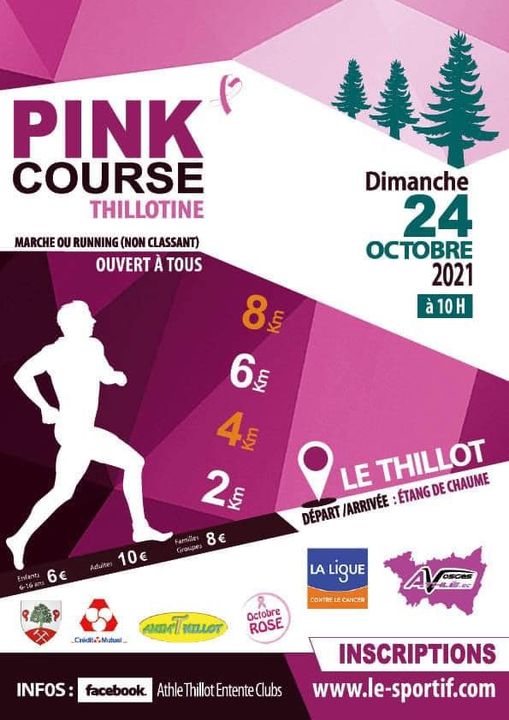 affiche pink course 2021